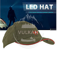 Кепка з ліхтариком Carp Zoom Fishing Cap 1 + 2 Led