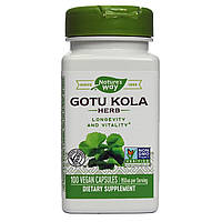 Готу Кола, Gotu Kola, nature's Way, 475 грам, 100 капсул