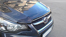 Мухобійка, дефлектор капота Subaru Impreza 2011-/ XV 2012- (Sim)