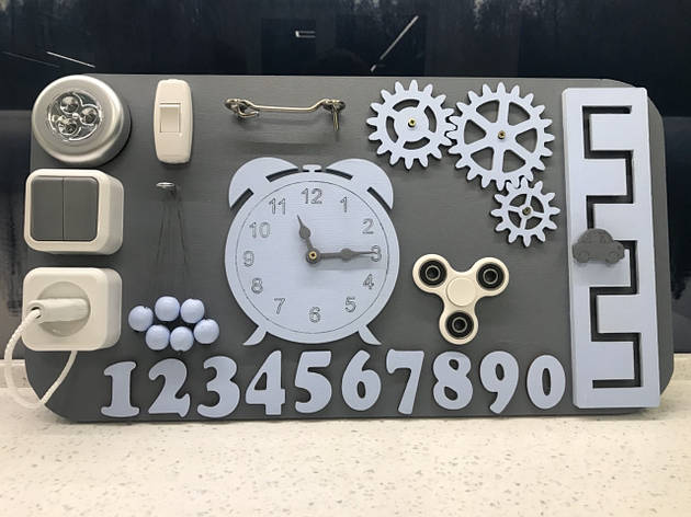 Дитячий розвиваючий бизиборд, фото 1