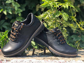 Туфлі підліткові шкіряні чорні 36-39 розміри UK0636