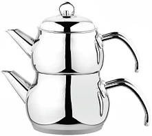 Двоярусний чайник турецький Besa (заварник 0,9 л + чайник 1,25 л)