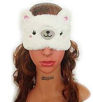 Дизайнерская маска для сна Silenta Мишка Розовые щечки.