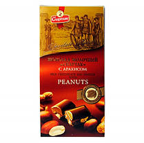 Молочний шоколад Спартак з арахісом 90 г