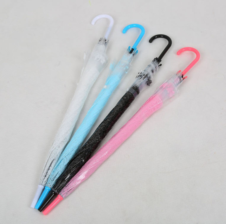 Большой Силиконовый Прозрачный Зонт с Принтом Кружева — Купить Недорого ...