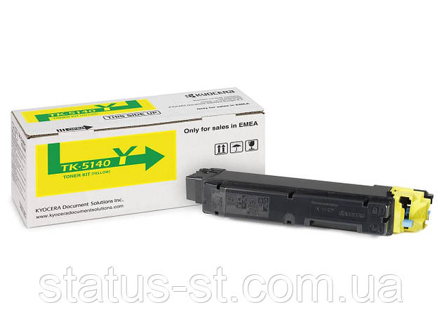 Заправка картриджа Kyocera TK-5140Y yellow для Kyocera ECOSYS M6030cdn, Kyocera Ecosys P6130cdn, фото 1
