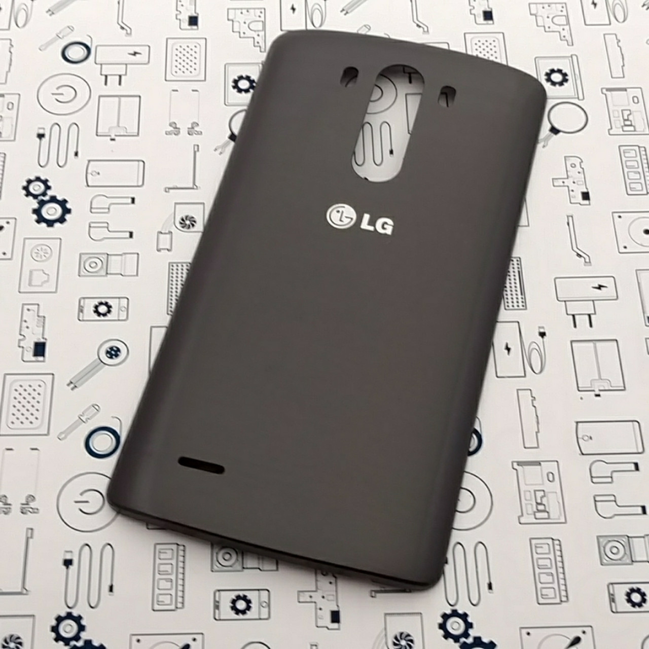 Задня кришка lg g3 d855 сіра сервісний оригінал з розборки