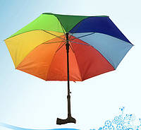 Велика райдужна парасолька тростини оригінального дизайну