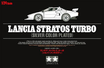 Lancia Stratos Turbo Silver Color Plated 1/24 Tamiya 25418