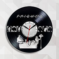 Телесеріал Друзі Годинник Друзі Friends годинник Вініловий годинник на стіну Домашній декор Кварцовий годинник 30 см