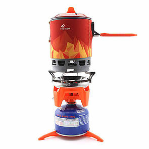 Комбінована система для приготування їжі Fire-Maple FMS-X3 газовий пальник помаранчевий.