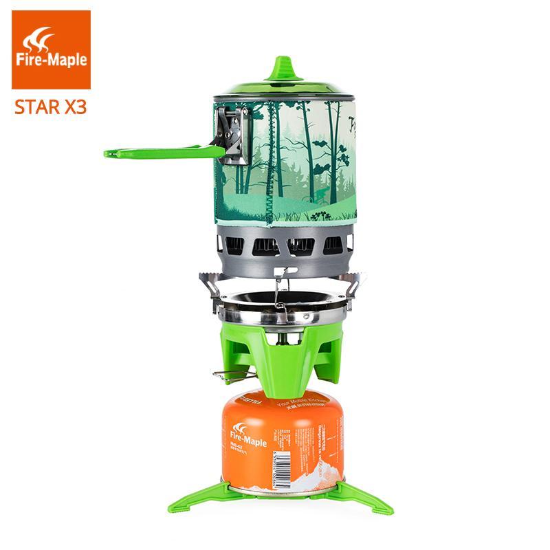 Комбінована система для приготування їжі Fire-Maple FMS-X3 Green.