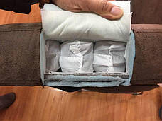 Стілець м'який в сучасному стилі для дому та офісу TEXAS (Техас) C2117T light grey Pocket Spring , Evrodim, фото 3