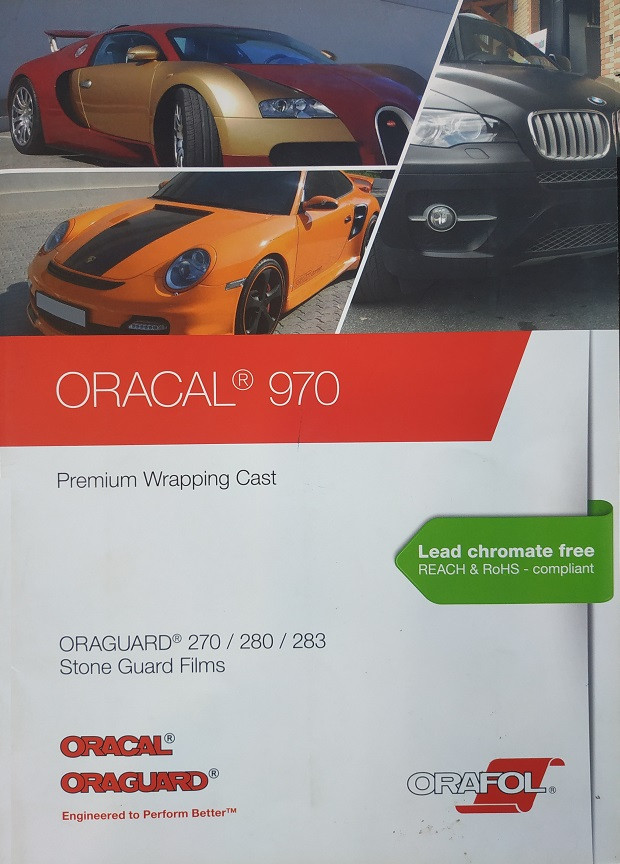 Каталог автомобільних плівок Oracal 970