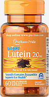 Puritan's Pride Lutein 20 mg with Zeaxanthin 60 Softgels