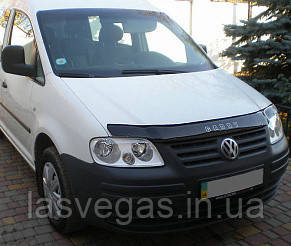 Мухобійка, дефлектор капота Volkswagen Caddy 2003-2010 (Vip)