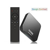 Mecool KM9 PRO DELUX Smart TV Box 4K 4/32 GB Amlogic S905X2 Quad Core, Android 9.0 Медиаплеер (Google