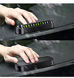 Автовізитка CARTOON на торпеду автомобіля збірна чорний 00731, фото 2