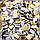 Конфетті-Метафан ЛК201 Золото-Срібний 2х2 1кг, фото 3