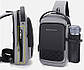 Однолямовий міський рюкзак-барсетка Arctic Hunter XB00105, з USB-портом, вологозахищений, 5 л, фото 8