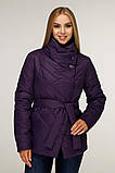 Стильна жіноча демісезонна куртка В-1199 Лаке, розміри 44,50,54, фото 4