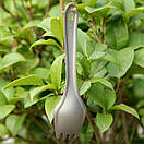 Туристична титанова ложка-виделка Fire-Maple FMT-T19 довжина 133 мм., фото 10