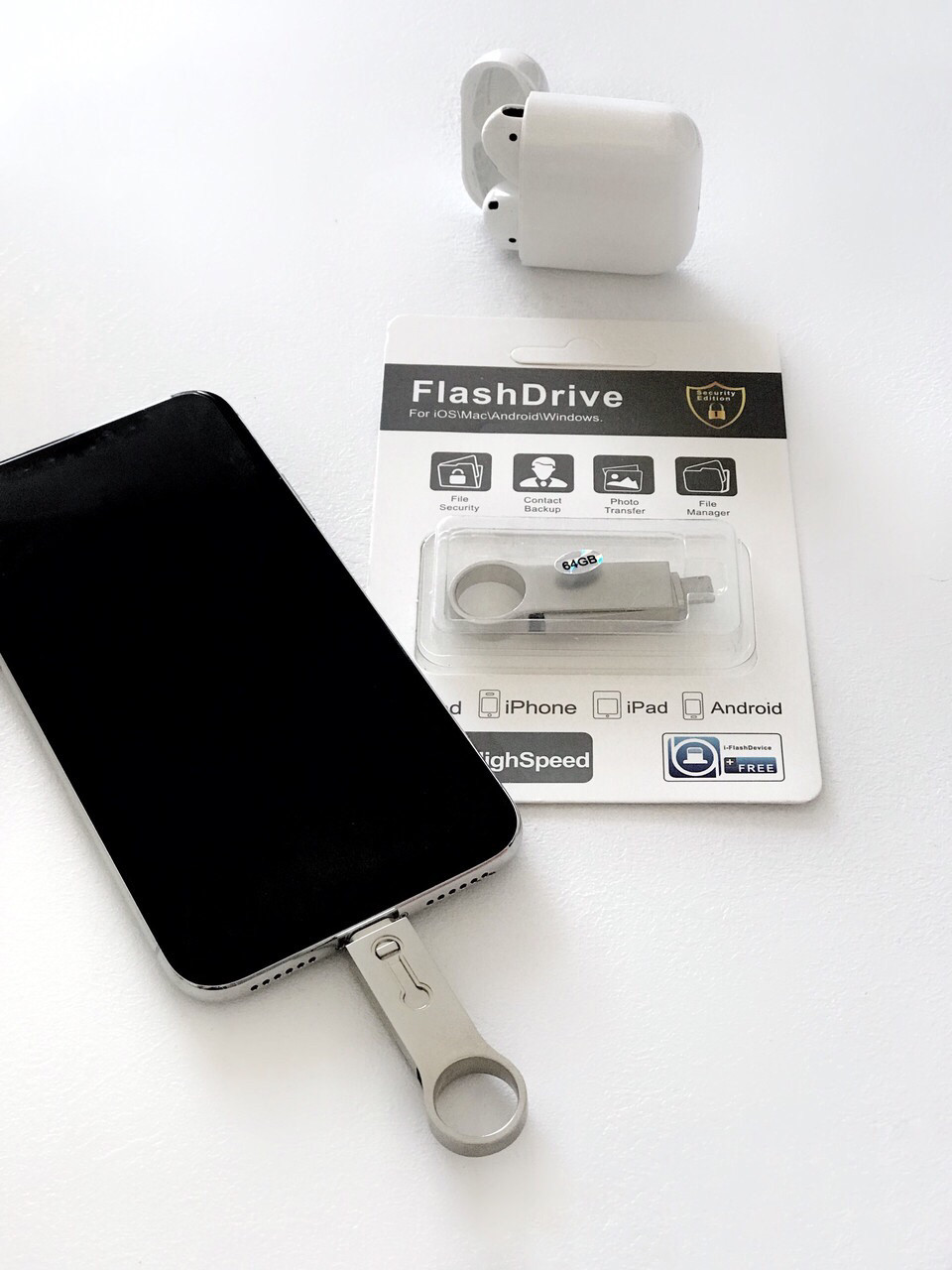 Usb flash/флешка 64 Gb new для Iphone/Ipad