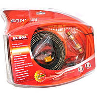 Комплект дротів для сабвуфера SX8GA  ⁇  дроти для під'єднання підсилювача для сабвуфера