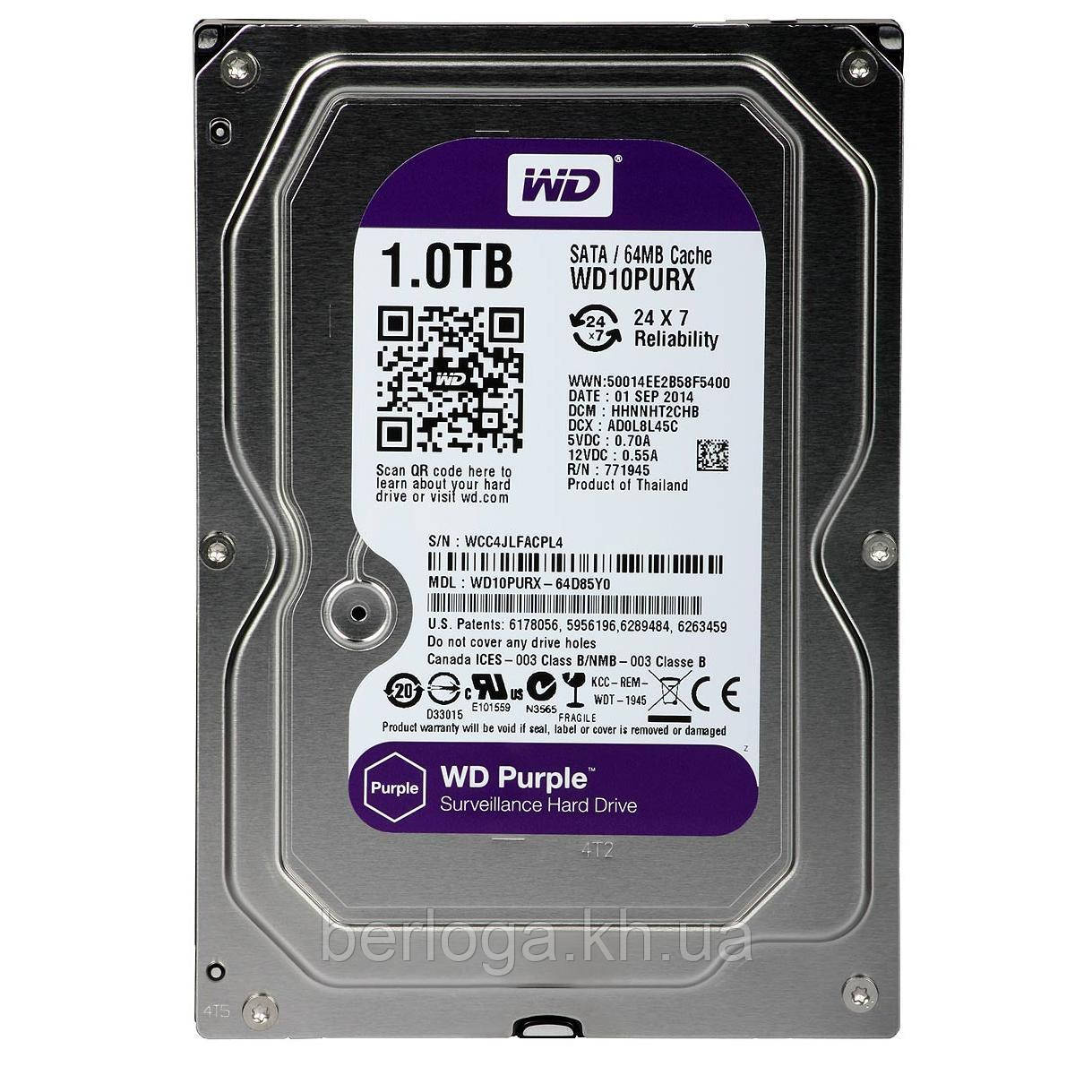 Western Digital Purple 1 TB Refurbished