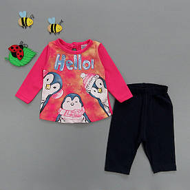 Костюм "Пінгвіни" для дівчинки. 18,  24 міс