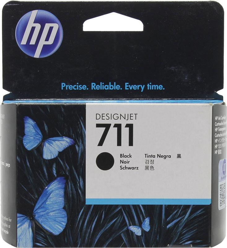 Картридж HP 711 Black 80ml (CZ133A) для DesignJet 120/ 520/ 525/ 530