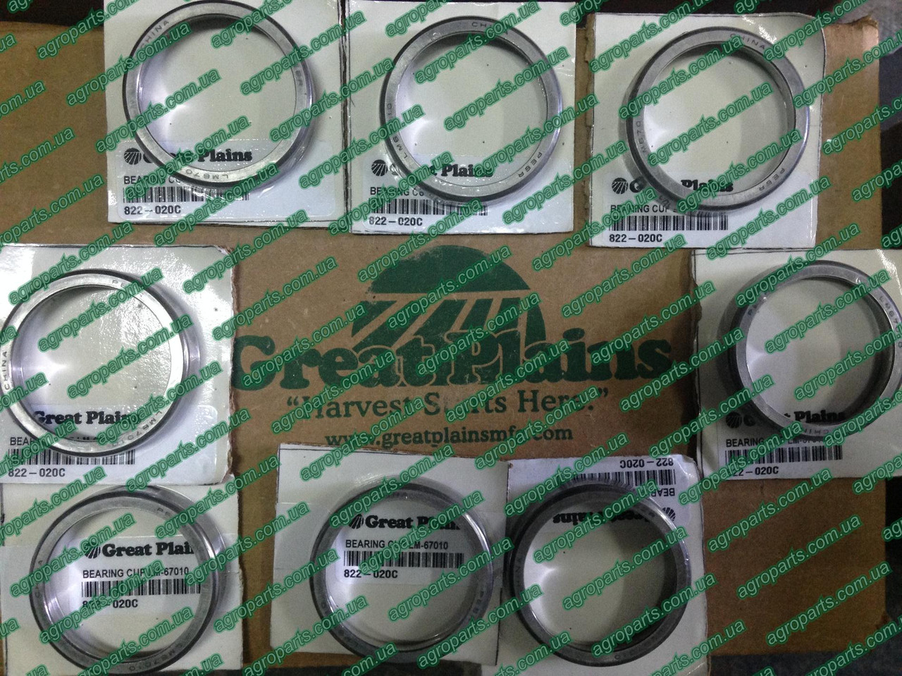 Обойма 822-020С підшипника конічного роликового BEARING CUP LM67010 Great Plains з/ч JD8225