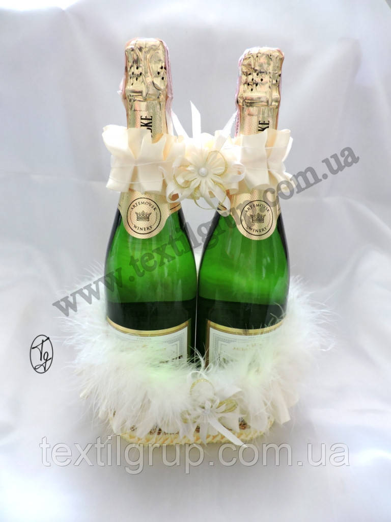 Корзина для шампанского конусная, пух - фото 1 - id-p112020681