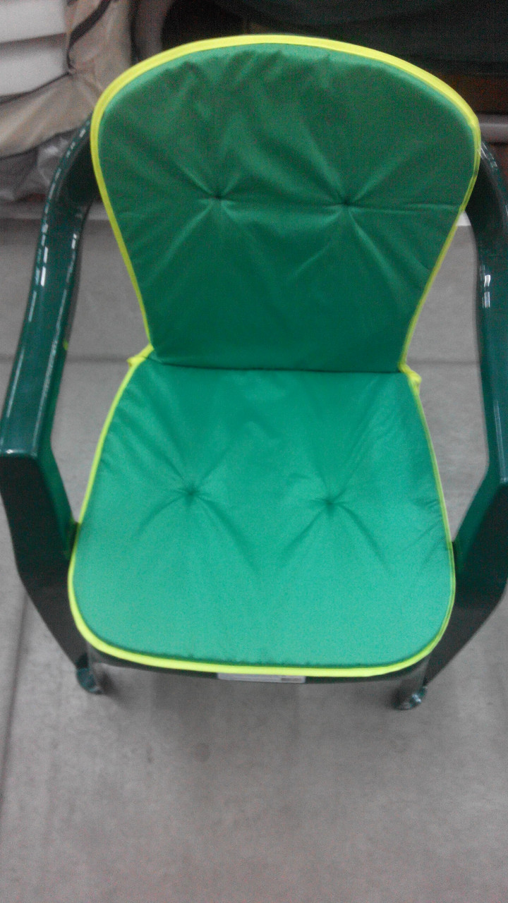 Матрац на стілець Сан-біч 535015 салатовий 78х40х2 см Україна