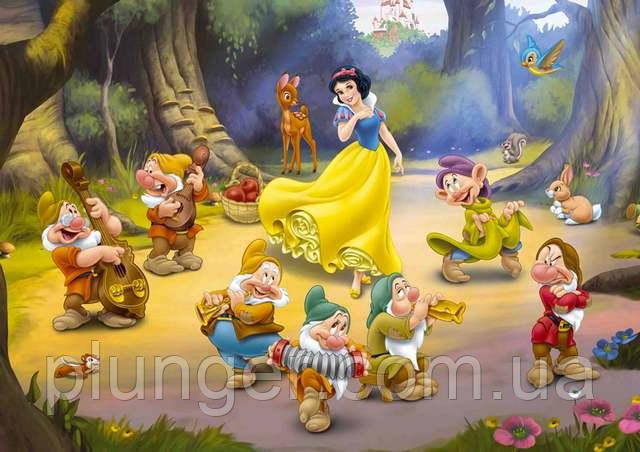 Вафельна картинка для торта "Білоснежка", (лист А4), фото 1