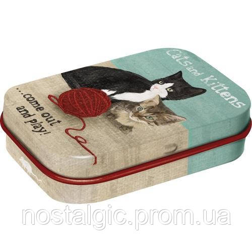 М'ятні драже в коробочці Ностальгічне-Art Cats and Kittens (81231)