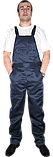 Костюм робочий модельний тк. саржа синій (з напівкомбінезоном), фото 2