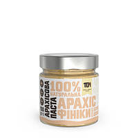 Арахісова паста кранч з білим шоколадом і фініками 180 г