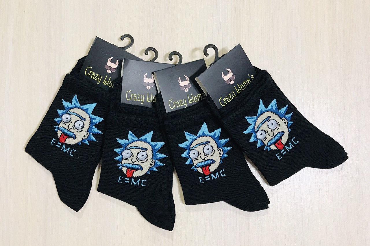 Шкарпетки Crazy Llama`s Рік Ейнштейн, One size (37-42)