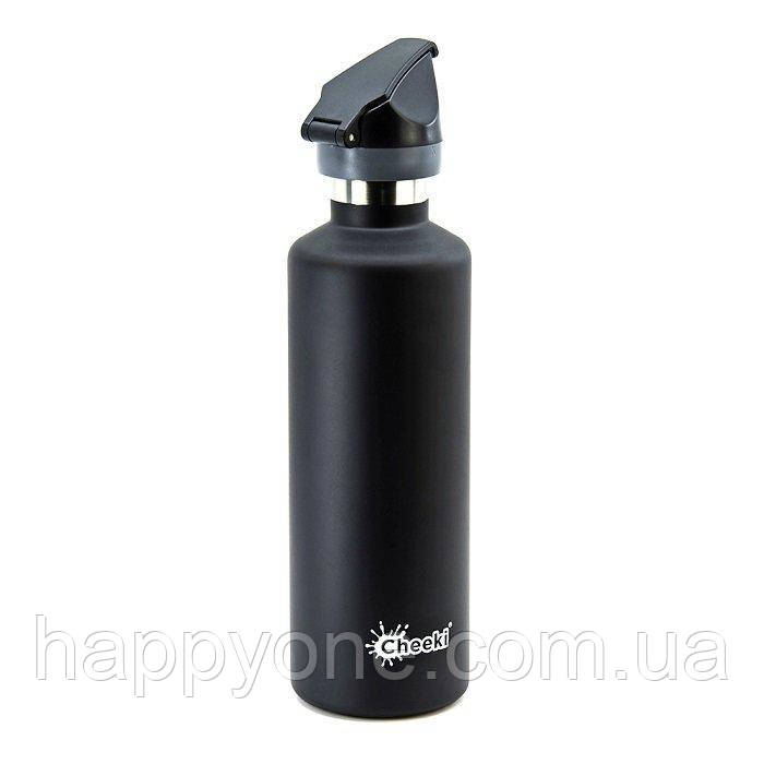 Термопляшка Cheeki Active Bottle Insulated (Matte Black), 600 мл