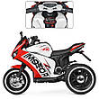 Дитячий електромобіль мотоцикл Ducati M 4053-3 (MP3, USB, SD слот, мотори 2x25W, акум.2x6V4.5AH), фото 7
