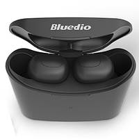 Наушники вакуумные беспроводные Bluedio T-elf с микрофоном (черные)