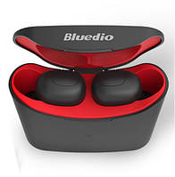 Наушники вакуумные беспроводные Bluedio T-elf с микрофоном (красные)