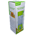 Блендер Smart Juice Cup Fruits USB Блакитний 4 ножа, фото 3