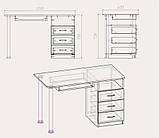 Стіл комп'ютерний СКМ 9, фото 2