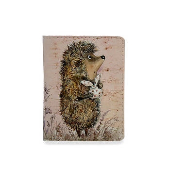 Обкладинка на ID паспорт або права — Їжачок у тумані