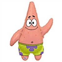 Качество! Воздушный фольгированный шар для Декора FM Мини-фигура Патрик 40см X 38см