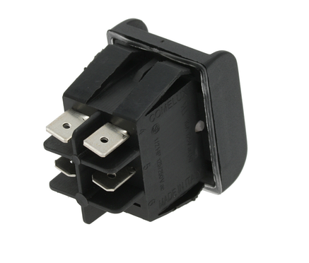 Кнопка On-Off (250 В 16 А 0-I) для слайсерів, м'ясорубок Sirman та ін., фото 2