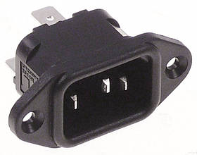 Штекер перехідник 6A (10A 250 V 2P+T) для Sirman Sirio, Orione, Barmaster