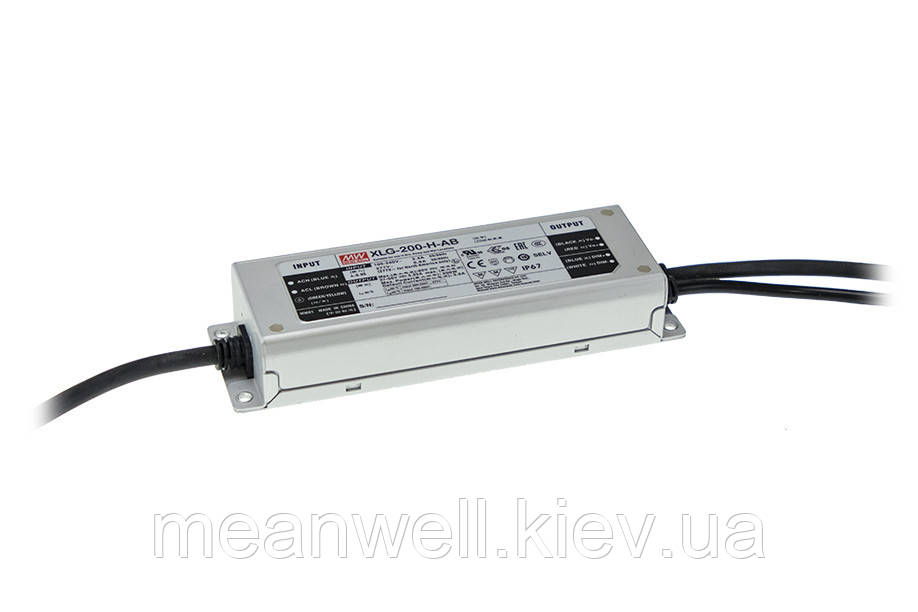 XLG-200-L-A Блок живлення Mean Well 200 Вт, 700-1050 mA, 142-285V драйвер живлення світлодіодів LED IP67